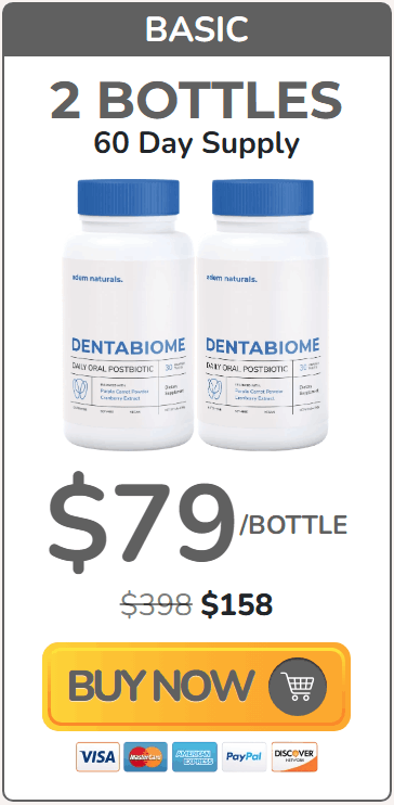 DentaBiome 2 bottle package oral microbiome support